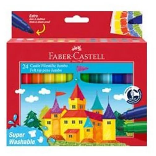 Faber Castell Huopakynä Jumbo Super Washable (24 kpl)